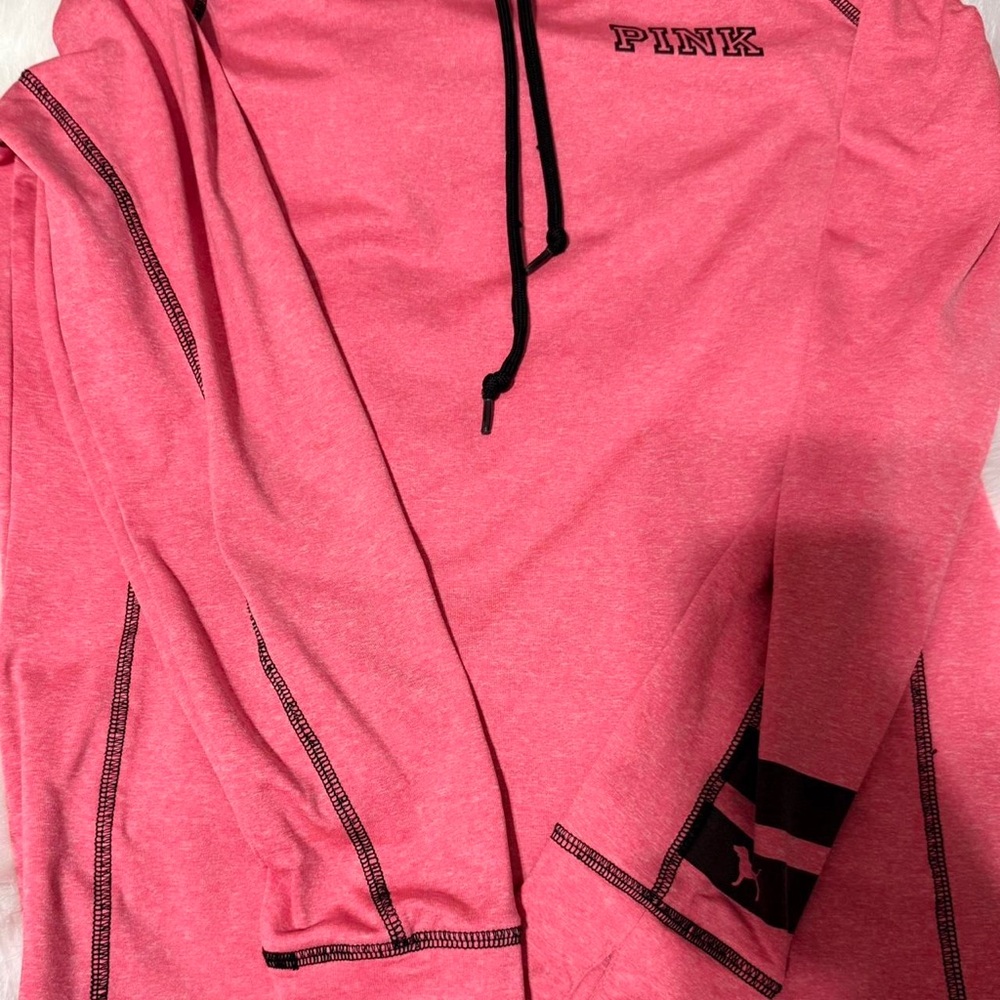 Victoria's Secret Pink Hoodie - Pink and Black
